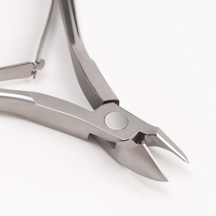 Кусачки маникюрные для кутикулы, двойная пружина, 9,5 см, длина лезвия - 8 мм, цвет серебристый Кусачки маникюрные для кутикулы, двойная пружина, 9,5 см, длина лезвия - 8 мм, цвет серебристый