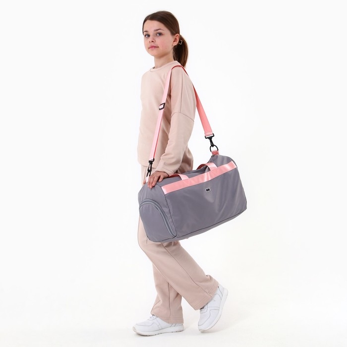 Сумка спортивная ART FOX study  Сумка спортивная ART FOX study "Light grey" 43*24*34 см