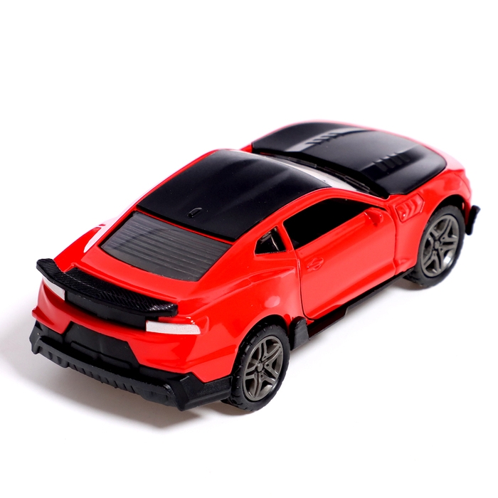 Машина металлическая «Ночные гонки», инерционная, 1:32, открываются двери, звуковые и световые эффекты, цвет красный