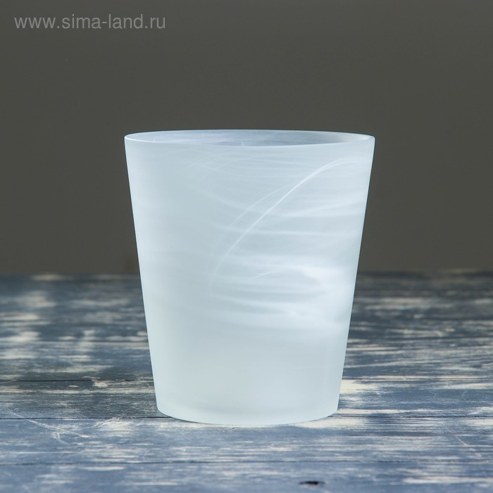 Кашпо  Кашпо "Бальзамин" алебастр матовый 1,2 л