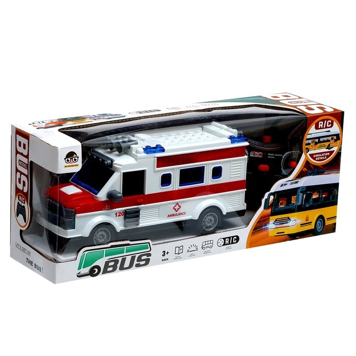 Машина радиоуправляемая «Скорая помощь», световые эффекты, работает от батареек Машина радиоуправляемая «Скорая помощь», световые эффекты, работает от батареек