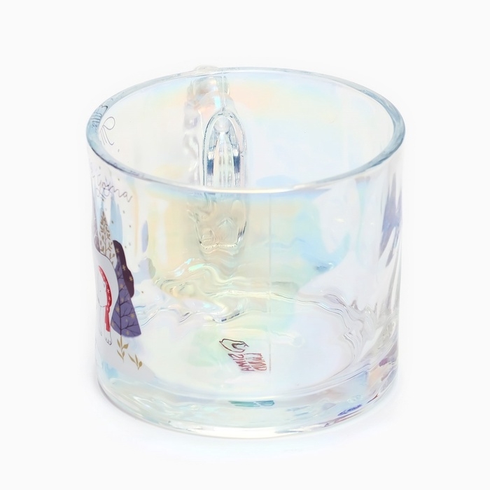 Новый год. Кружка стеклянная «Тепла и уюта», 300 мл