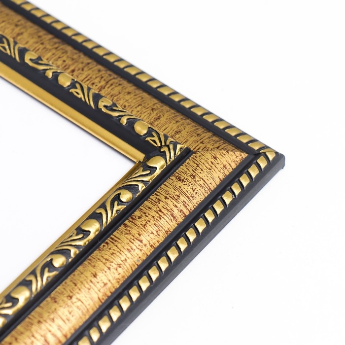 Фоторамка пластик Фоторамка пластик "МИРАМ" 40х40 см золото (пластиковый экран)