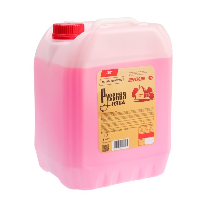 Теплоноситель Теплоноситель "Русская изба" - 30, основа этиленгликоль, 10 кг