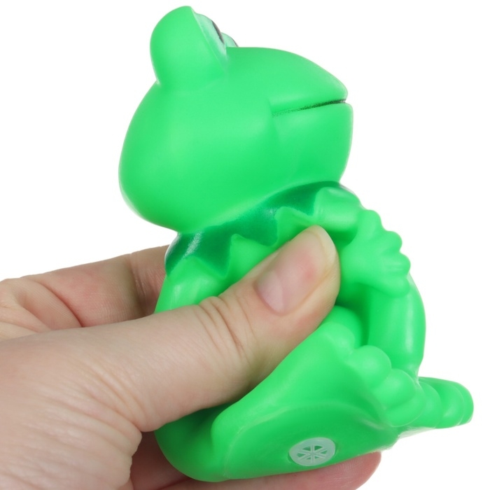 Резиновая игрушка для ванны «Лягушонок», 9 см, с пищалкой, Крошка Я Резиновая игрушка для ванны «Лягушонок», 9 см, с пищалкой, Крошка Я