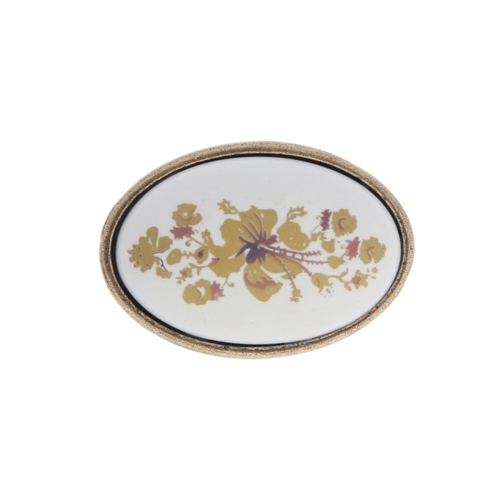 Ручка кнопка ТУНДРА РК023AB, цвет бронза Ручка кнопка ТУНДРА РК023AB, цвет бронза