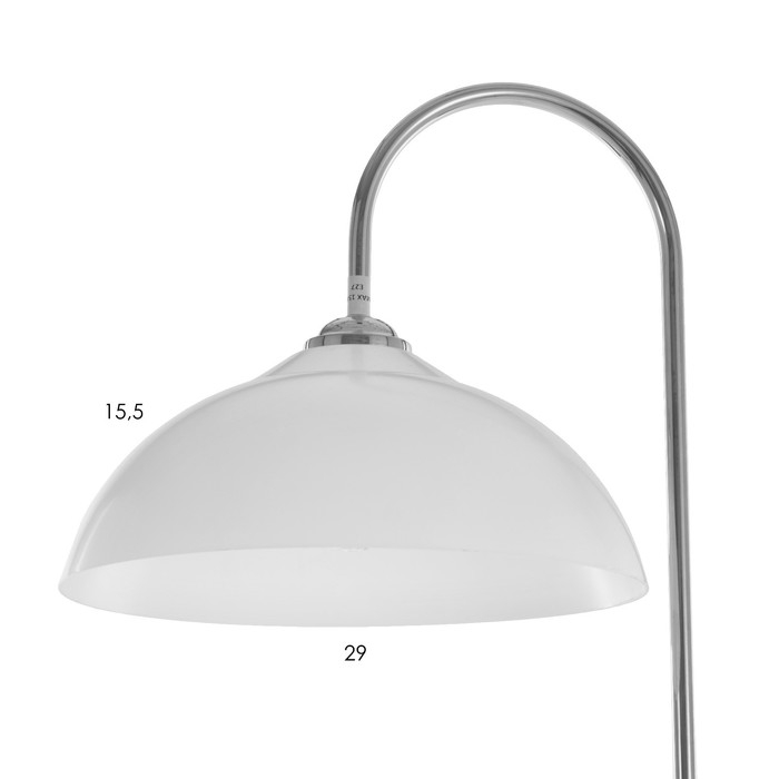 Торшер "Сара" 1х15Вт Е27 хром 44х44х165см