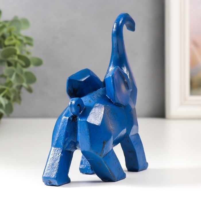 Сувенир полистоун Сувенир полистоун "Синий слон" 4,5х10х12,3 см