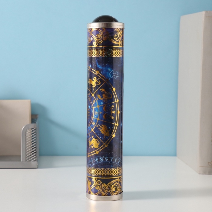 Калейдоскоп сувенирный Калейдоскоп сувенирный "Созвездия - знаки зодиака" тиснение 19х4х4 см