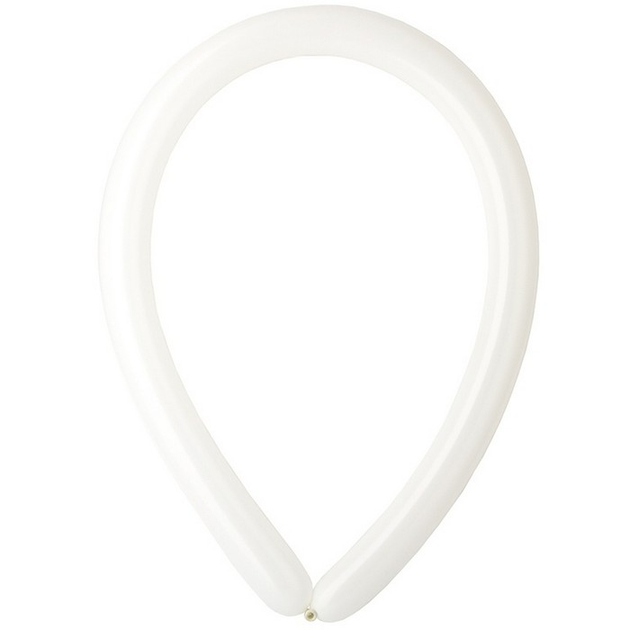 Шар для твистинга 260, стандарт, пастель, белый набор 100 шт. Шар для твистинга 260, стандарт, пастель, белый набор 100 шт.