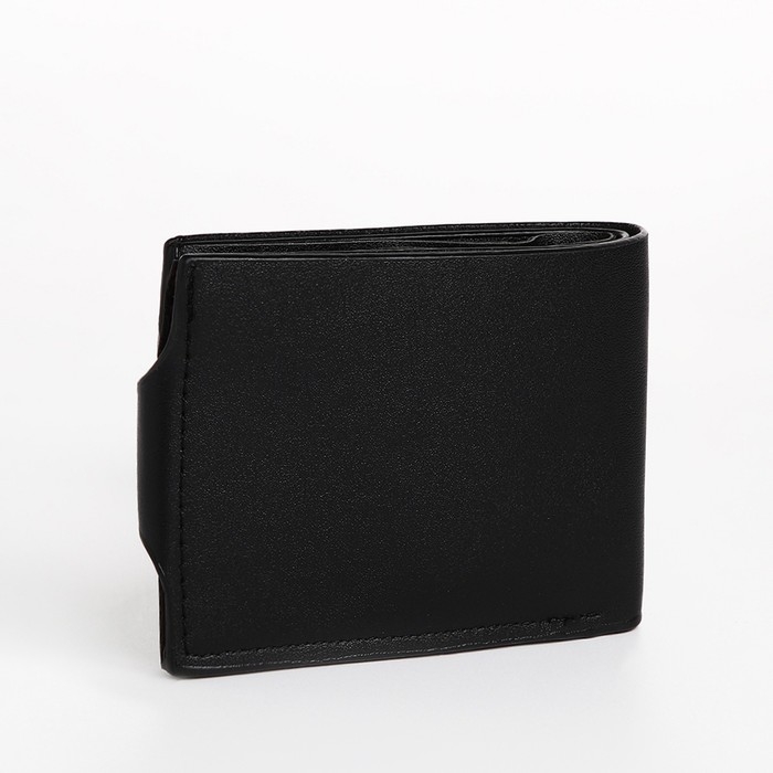 Портмоне мужское на магните, цвет чёрный Портмоне мужское на магните, цвет чёрный