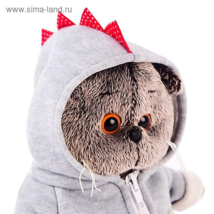 Мягкая игрушка «Басик» в толстовке дракончик, 22 см Мягкая игрушка «Басик» в толстовке дракончик, 22 см