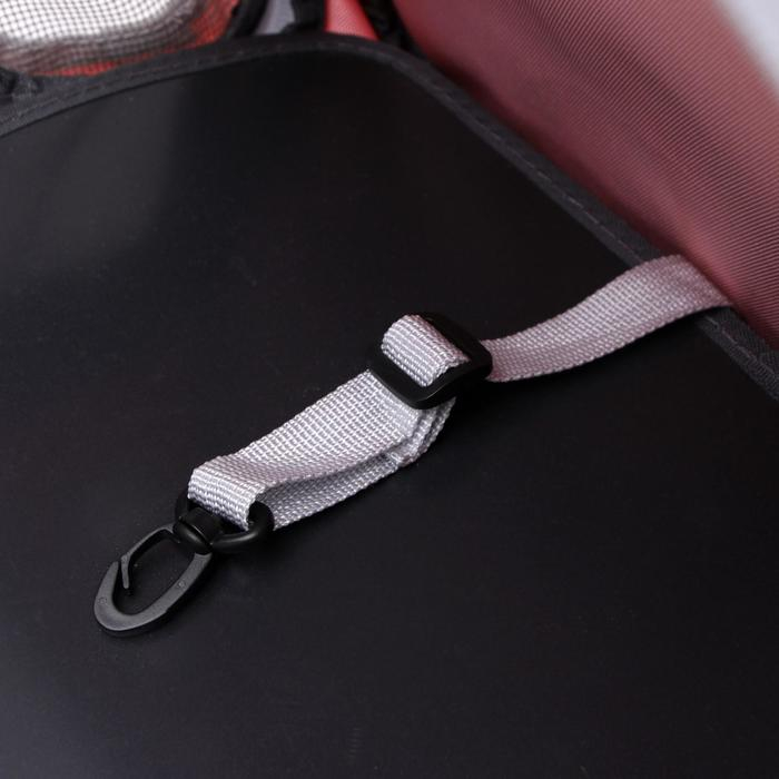 Рюкзак для переноски кошек и собак, прозрачный, 31 х 28 х 42 см, розовый Рюкзак для переноски кошек и собак, прозрачный, 31 х 28 х 42 см, розовый