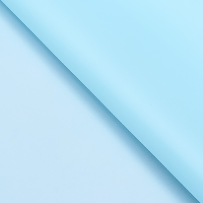 Пленка матовая,  Пленка матовая, "PASTEL",  Небесно-голубой 0,59 х 7 м 180гр