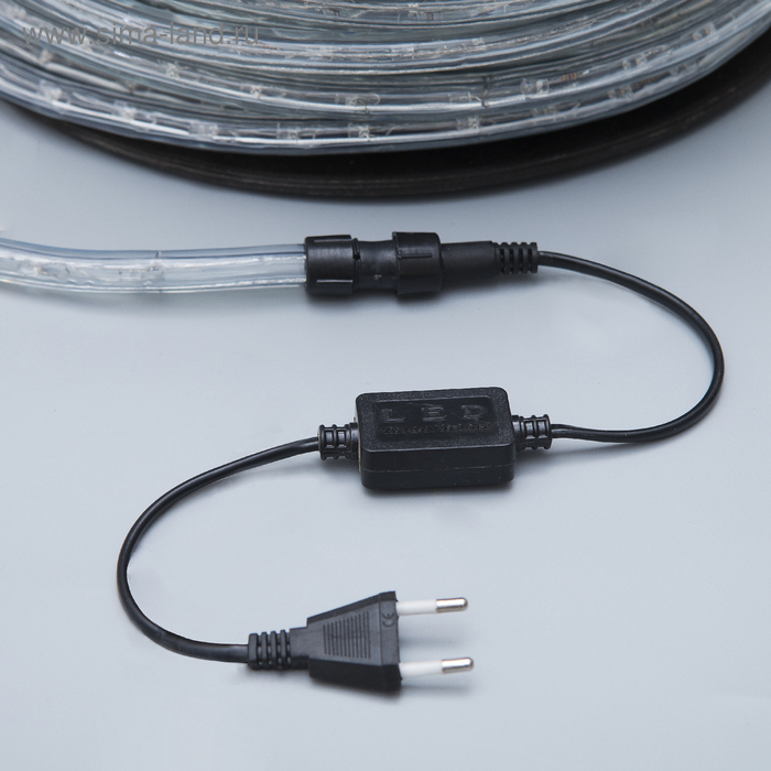 Световой шнур Luazon Lighting 13 мм, IP65, 100 м, 36 LED/м, 220 В, 2W, мерцание, свечение тёплое белое Световой шнур Luazon Lighting 13 мм, IP65, 100 м, 36 LED/м, 220 В, 2W, мерцание, свечение тёплое белое