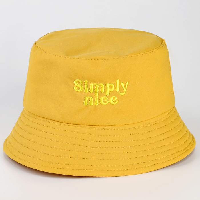 Панама детская для мальчика Nice, цвет жёлтый, р-р 54 Панама детская для мальчика Nice, цвет жёлтый, р-р 54