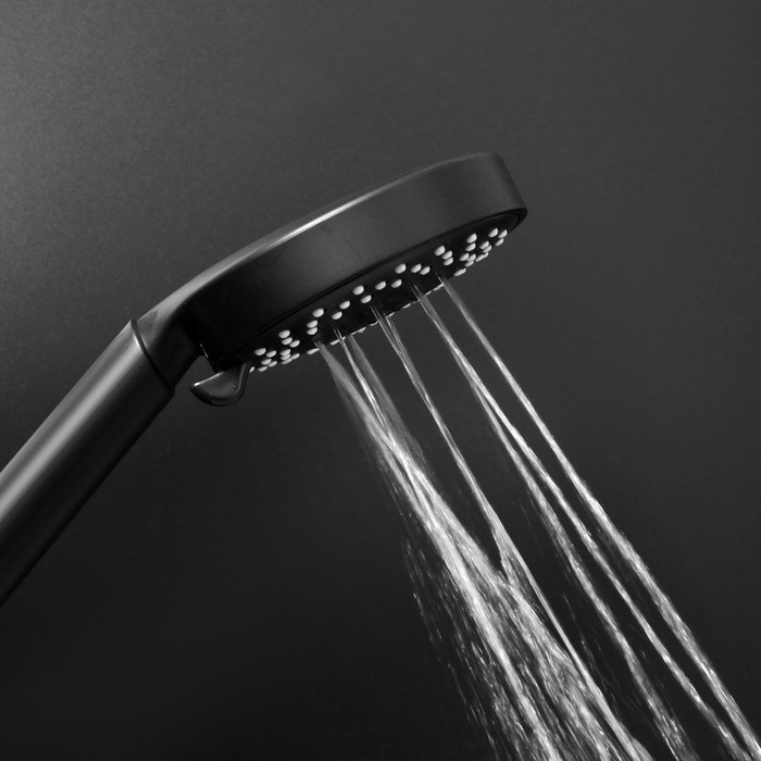 Душевая лейка ZEIN Z3212, 3 режима, средняя, пластик, цвет черный Душевая лейка ZEIN Z3212, 3 режима, средняя, пластик, цвет черный