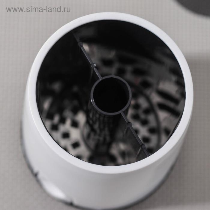 Тёрка кондитеркая для шоколада и сыра Доляна «Вкус», 2 насадки, цвет белый, чёрный Тёрка кондитеркая для шоколада и сыра Доляна «Вкус», 2 насадки, цвет белый, чёрный