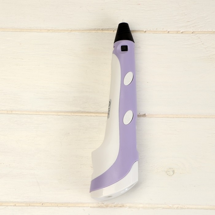 Комплект в тубусе 3Д ручка с дисплеем фиолетовая + пластик PLA 15 цветов по 10 метров Комплект в тубусе 3Д ручка с дисплеем фиолетовая + пластик PLA 15 цветов по 10 метров