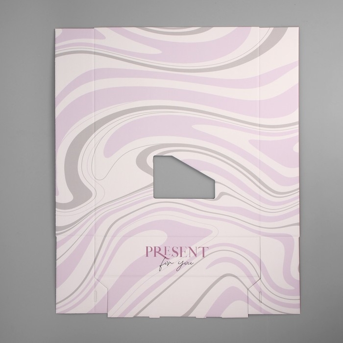 Коробка подарочная под постельное бельё, упаковка, «Текстура», 47 х 37 х 8.8 см Коробка подарочная под постельное бельё, упаковка, «Текстура», 47 х 37 х 8.8 см