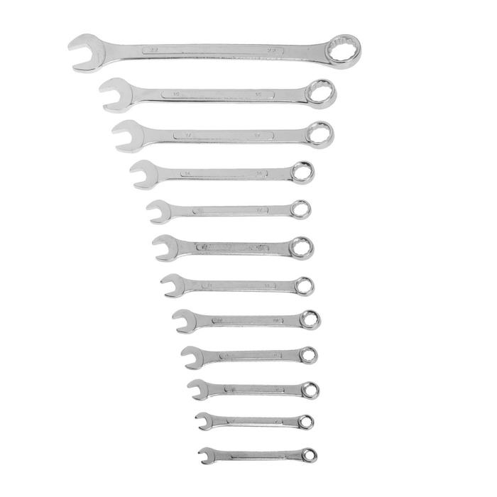 Набор ключей комбинированных усиленных в сумке ТУНДРА, 6 - 22 мм, 12 шт. Набор ключей комбинированных усиленных в сумке ТУНДРА, 6 - 22 мм, 12 шт.