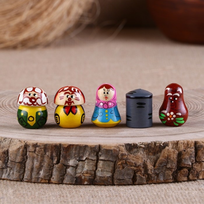 Пальчиковый театр Пальчиковый театр "Маша и медведь", береста