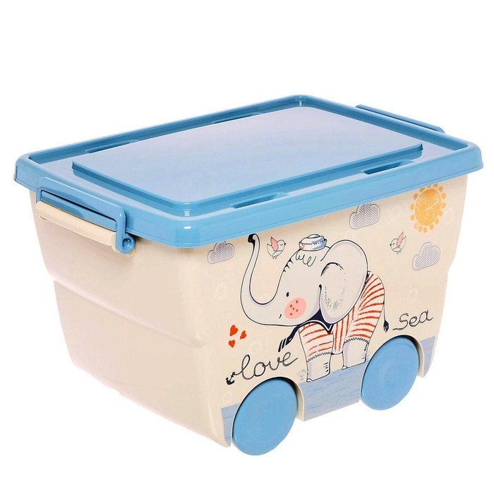 Ящик для игрушек «Слоник», ДЕКО, 23 л Ящик для игрушек «Слоник», ДЕКО, 23 л