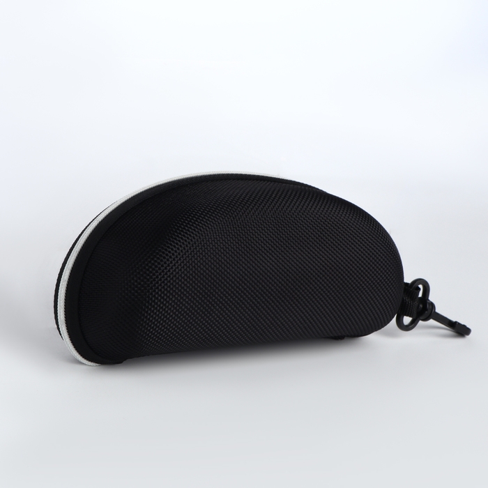 Футляр для очков на молнии, длина 17 см, цвет чёрный Футляр для очков на молнии, длина 17 см, цвет чёрный