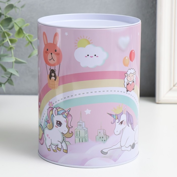 Копилка металл банка Копилка металл банка "Звери облачного царства" набор 3 шт 10х10х15;12х12х16;15х15х21,4 см