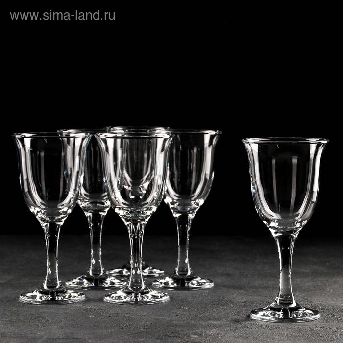 Набор стеклянных бокалов для вина «Далида», 300 мл, 6 шт Набор стеклянных бокалов для вина «Далида», 300 мл, 6 шт