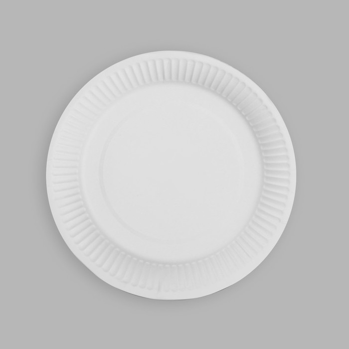 Тарелка одноразовая бумажная  Тарелка одноразовая бумажная "С днем рождения"звезды, (набор 6 шт), d-18см