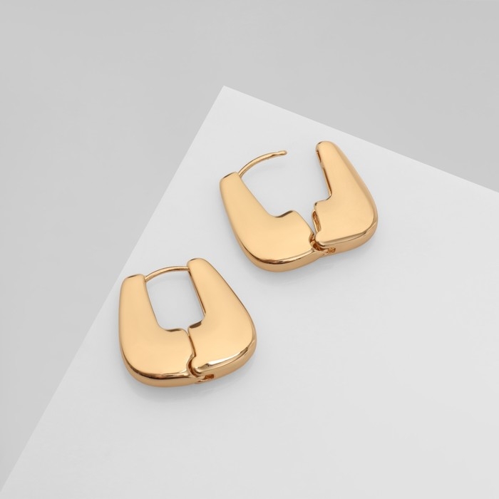 Серьги металл «Богема» вестница, цвет золото Серьги металл «Богема» вестница, цвет золото