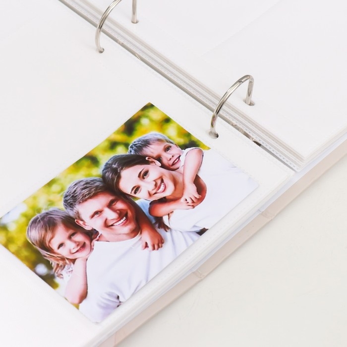 Фотоальбом на 500 фото 10х15 см, пластик. листы , кольца Фотоальбом на 500 фото 10х15 см, пластик. листы , кольца "only married" Свадебная магия