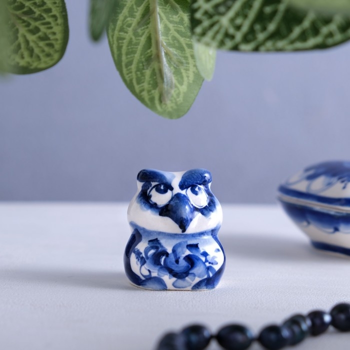 Сувенир «Сова», гжель Сувенир «Сова», гжель