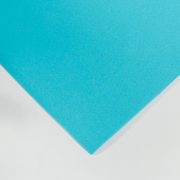 Фоамиран иранский 0,8-1 мм (бирюза) 60х70 см Фоамиран иранский 0,8-1 мм (бирюза) 60х70 см