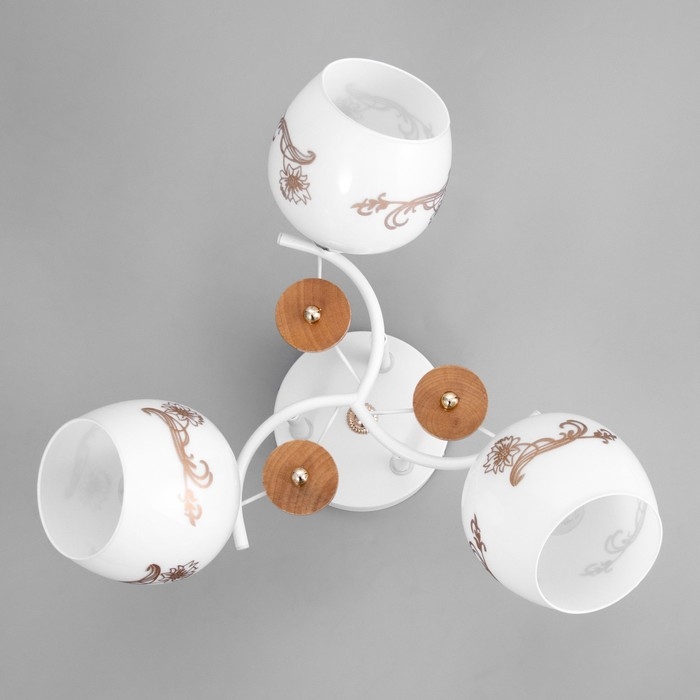 Люстра Люстра "Габриэль" 3х60Вт Е27 Белый 46х46х28см