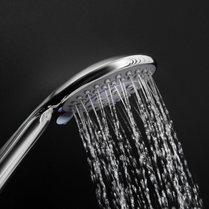 Душевая лейка ZEIN Z0502, 5 режимов, средняя, d=95 мм, пластик, цвет хром Душевая лейка ZEIN Z0502, 5 режимов, средняя, d=95 мм, пластик, цвет хром