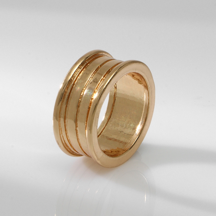 Кольцо металл «Тренд» катушка, цвет золото, размер 18 Кольцо металл «Тренд» катушка, цвет золото, размер 18