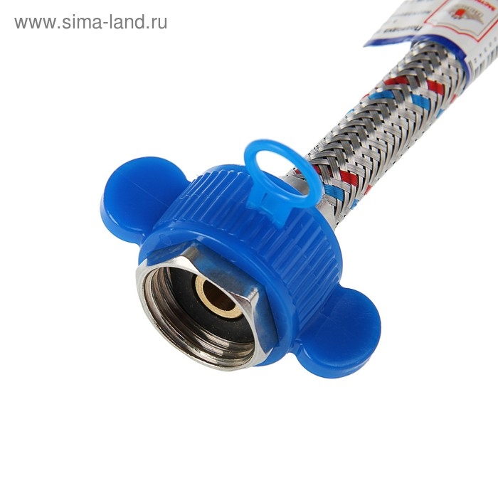 Подводка гибкая AquaKratos, гайка-гайка, 40 см, нерж.сталь, с ключом для монтажа Подводка гибкая AquaKratos, гайка-гайка, 40 см, нерж.сталь, с ключом для монтажа