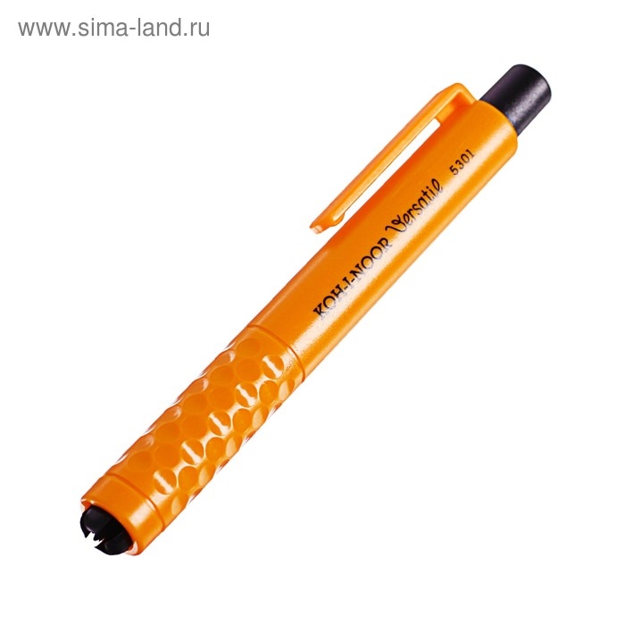 Держатель для карандашей Koh-I-Noor 5301, пластиковый, L=120 мм, d=4,5-5,6 мм, оранжевый Держатель для карандашей Koh-I-Noor 5301, пластиковый, L=120 мм, d=4,5-5,6 мм, оранжевый