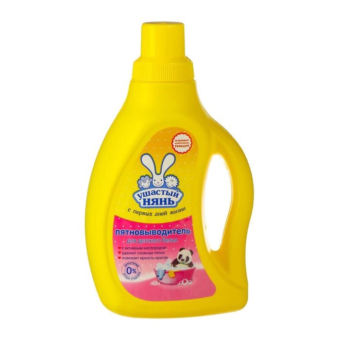 Пятновыводитель для детского белья Ушастый нянь, без хлора, 750 мл Пятновыводитель для детского белья Ушастый нянь, без хлора, 750 мл