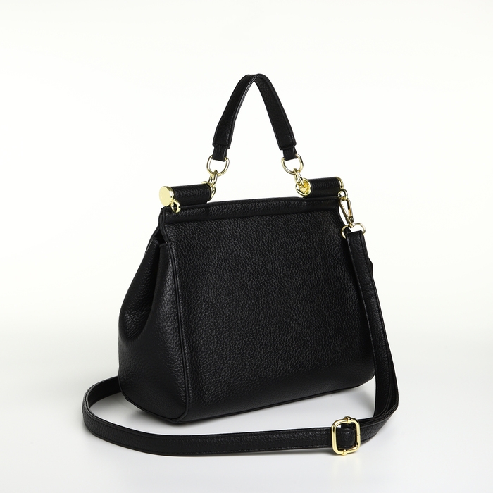 Сумка женская на магните TEXTURA, маленький размер, цвет чёрный Сумка женская на магните TEXTURA, маленький размер, цвет чёрный