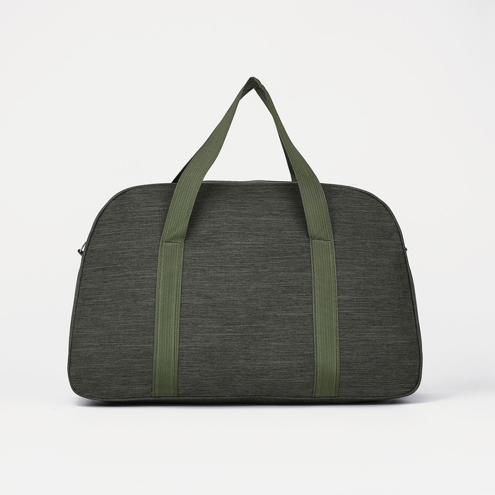 Сумка дорожная на молнии, наружный карман, длинный ремень, цвет хаки Сумка дорожная на молнии, наружный карман, длинный ремень, цвет хаки