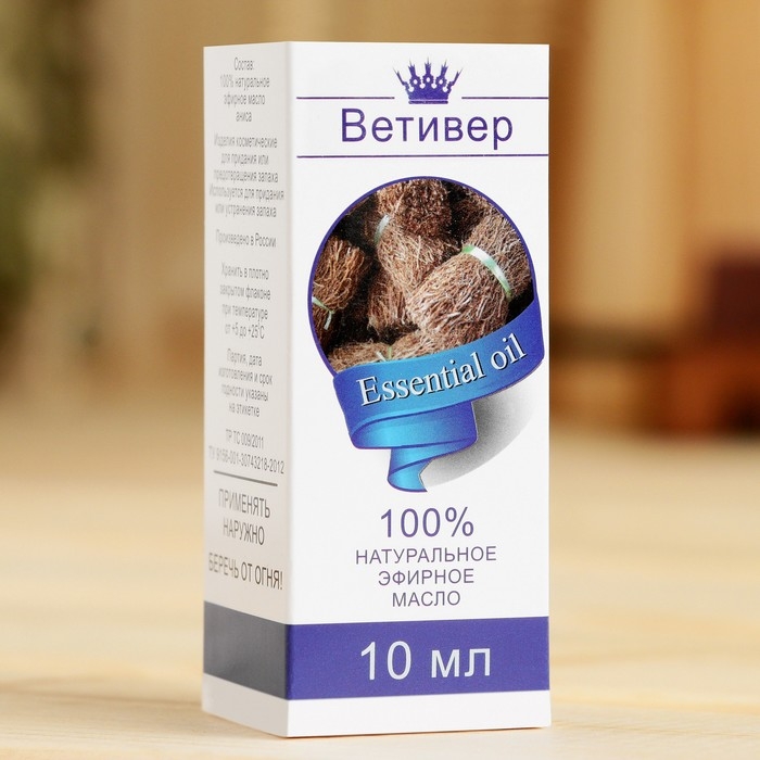 Эфирное масло Эфирное масло "Ветивер", флакон-капельница, аннотация, 10 мл