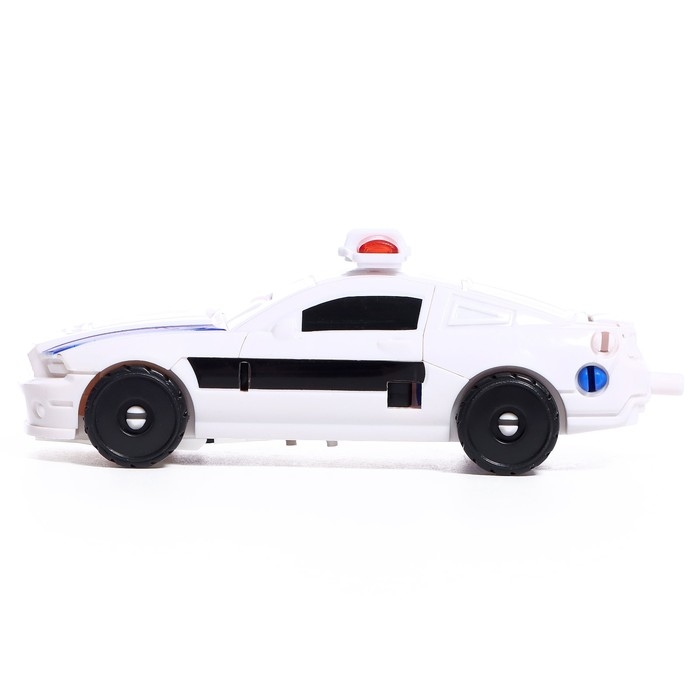 Робот «Полицейская машина», трансформируется