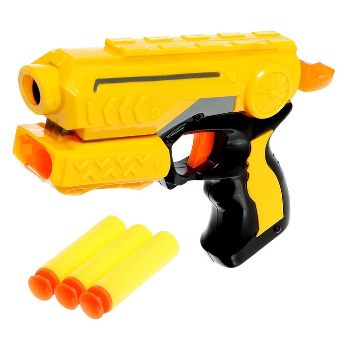 Бластер Smal gun, стреляет мягкими пулями, цвет МИКС Бластер Smal gun, стреляет мягкими пулями, цвет МИКС