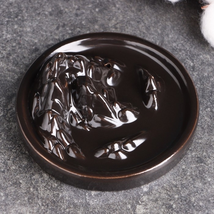 Подставка для благовоний "Горы" 10х10х2см