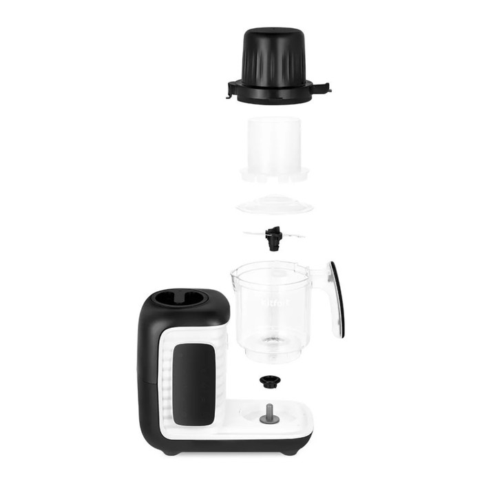 Блендер-пароварка Kitfort KT-2323, стационарный, 430 Вт, 0.45/0.3/0.2 л, чёрно-белый Блендер-пароварка Kitfort KT-2323, стационарный, 430 Вт, 0.45/0.3/0.2 л, чёрно-белый