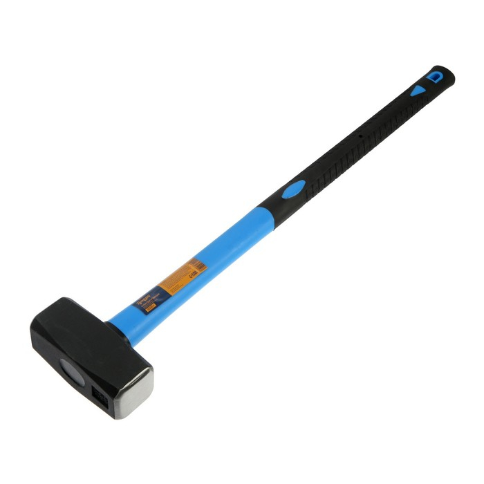 Кувалда кованая ТУНДРА, удлиненная фиберглассовая трехкомпонентная рукоятка, 3 кг Кувалда кованая ТУНДРА, удлиненная фиберглассовая трехкомпонентная рукоятка, 3 кг