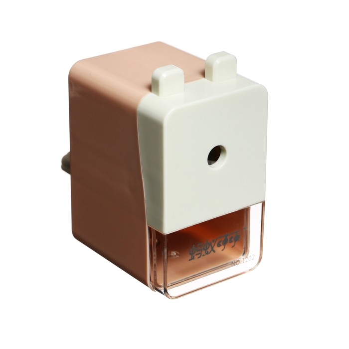 Точилка механическая с контейнером Точилка механическая с контейнером "Класика", МИКС